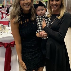 Black ASOS cocktail dress